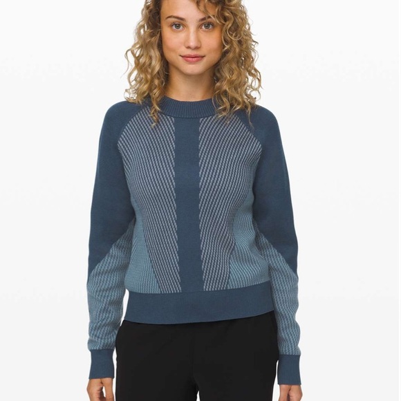 Lululemon Here for Serenity Sweater Blue Size S - Picture 1 of 9